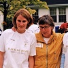 Peggy and one of her daughters at the 2002 Walk