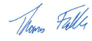 Tom Frohlich Signature
