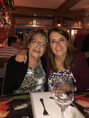 My Mom and me in October 2019